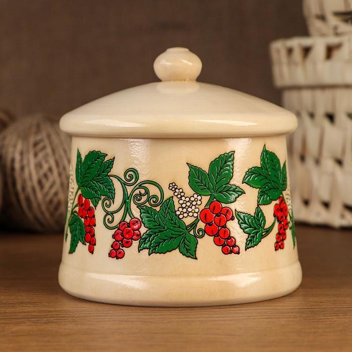 Ёмкость для мёда и сыпучих продуктов, расписная, 400 г.
Ёмкость для мёда и сыпучих продуктов, расписная, 400 г.