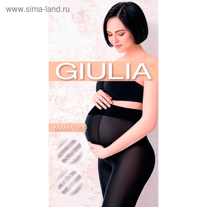 Колготки для беременных GIULIA MAMA 100 den, цвет чёрный (nero), размер 2
Колготки для беременных GIULIA MAMA 100 den, цвет чёрный (nero), размер 2
