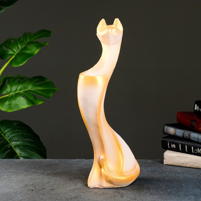 Фигура "Кошка Авангард №3" песочное-золото 13х19х46см 34
Фигура "Кошка Авангард №3" песочное-золото 13х19х46см 34