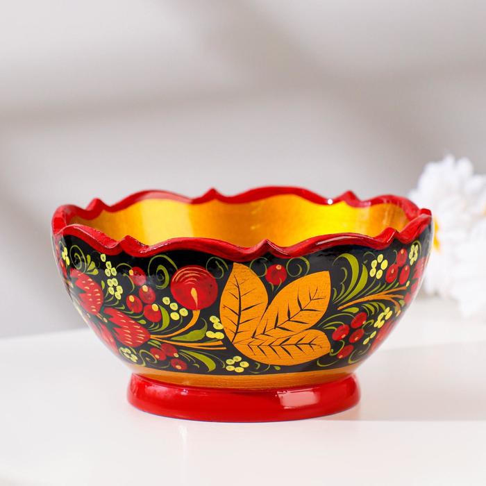 Пиала «Резная», 13×7 см, хохлома
Пиала «Резная», 13×7 см, хохлома