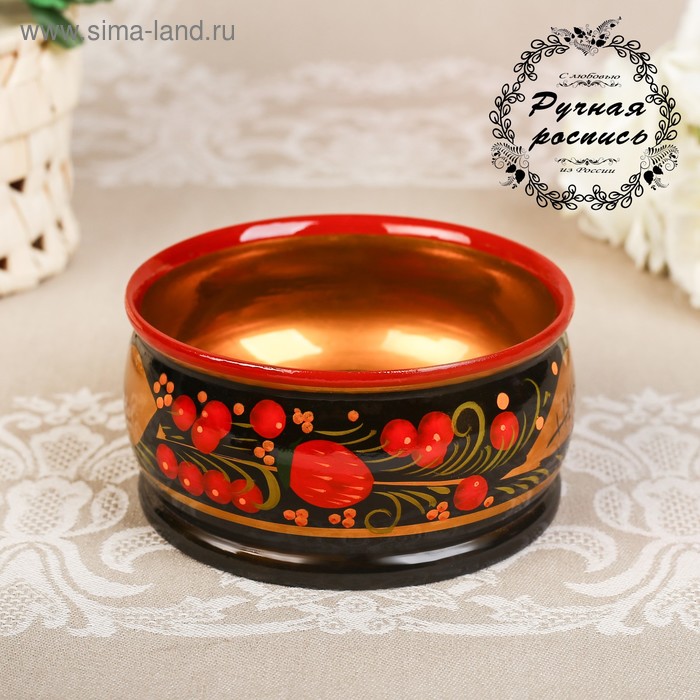 Чашка «Земляничка», 12×6 см, хохлома
Чашка «Земляничка», 12×6 см, хохлома