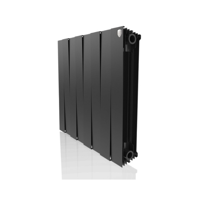 Радиатор биметаллический Royal Thermo PianoForte/Noir Sable, 500 x 100 мм, 8 секций, графит
Радиатор биметаллический Royal Thermo PianoForte/Noir Sable, 500 x 100 мм, 8 секций, графит