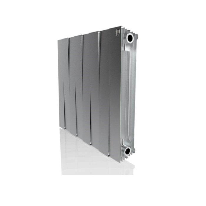 Радиатор биметаллический Royal Thermo PianoForte/Silver Satin, 500 x 100 мм, 8 секций, хром
Радиатор биметаллический Royal Thermo PianoForte/Silver Satin, 500 x 100 мм, 8 секций, хром