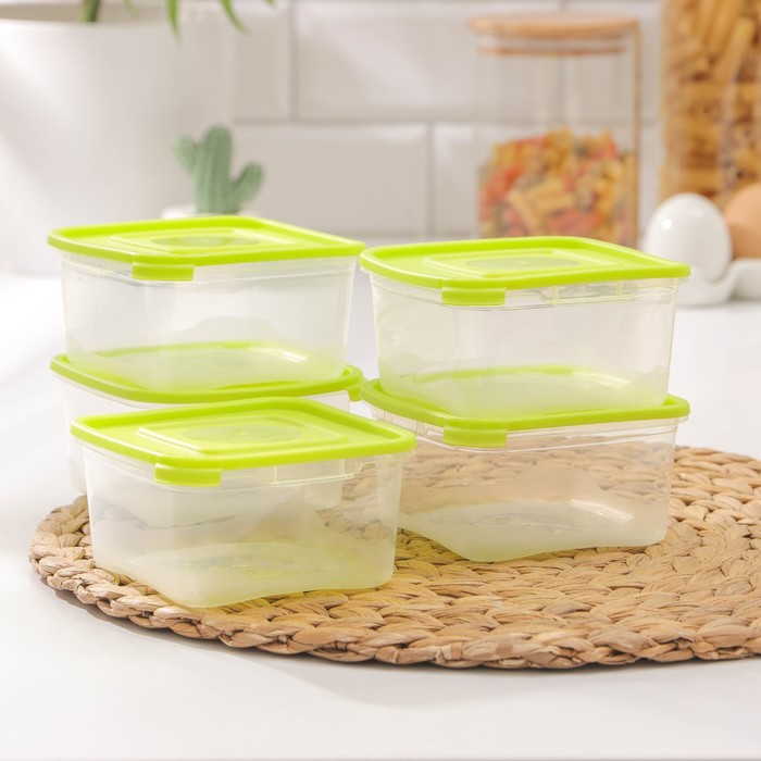 Набор пищевых контейнеров «Каскад», 460 мл, 5 шт, цвет МИКС
Набор пищевых контейнеров «Каскад», 460 мл, 5 шт, цвет МИКС