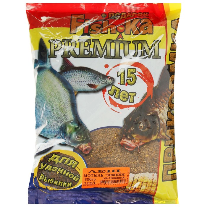 Прикормка Fish-ka «Зима», лещ, мотыль, увлажнённая, вес 0,8 кг
Прикормка Fish-ka «Зима», лещ, мотыль, увлажнённая, вес 0,8 кг