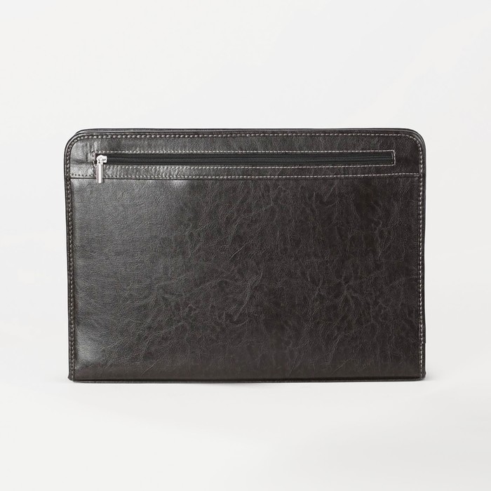 Папка деловая на молнии, выдвижные ручки, цвет коричневый
Папка деловая на молнии, выдвижные ручки, цвет коричневый