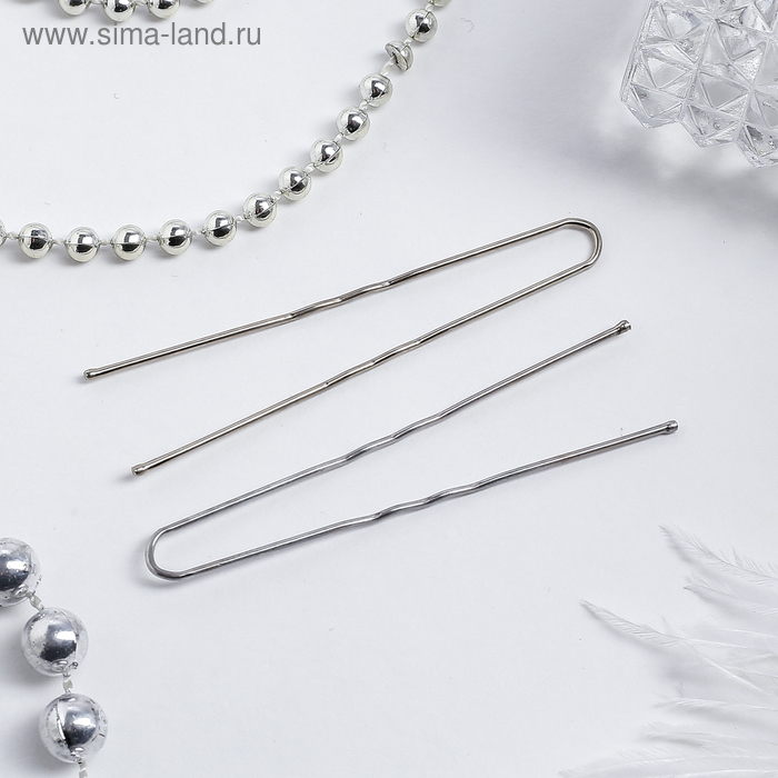 Шпилька для волос "Народная" 6,3 см, хром (набор 10 шт)
Шпилька для волос "Народная" 6,3 см, хром (набор 10 шт)