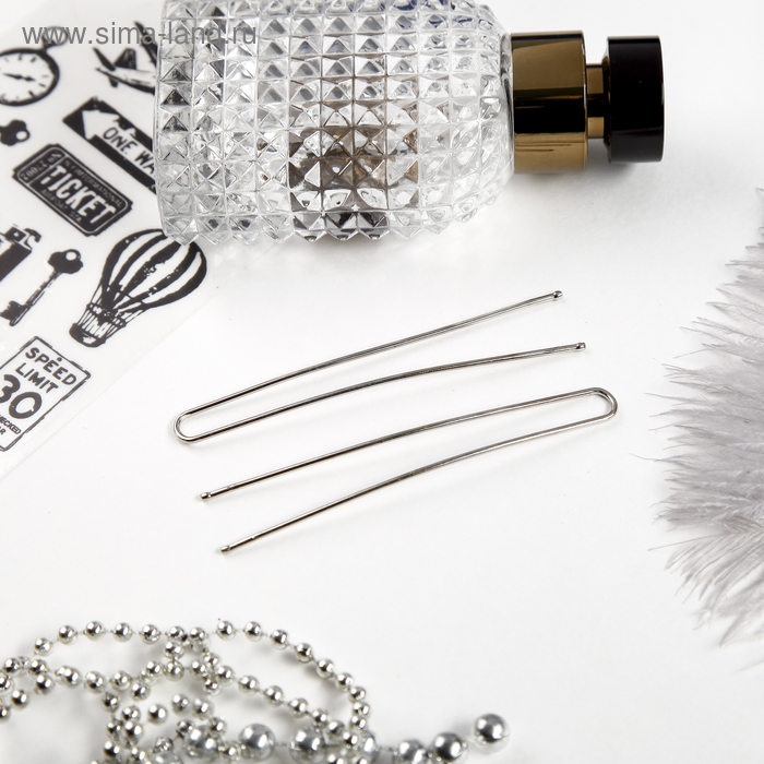 Шпилька для волос "Народная" 8,5 см, хром (набор 10 шт)
Шпилька для волос "Народная" 8,5 см, хром (набор 10 шт)