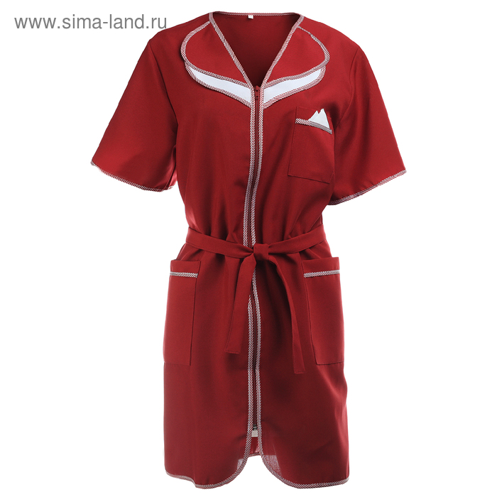 Халат «Классика», размер 48, рост 158-164 см, цвет бордовый
Халат «Классика», размер 48, рост 158-164 см, цвет бордовый