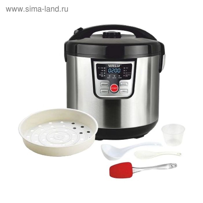 Мультиварка Vitesse VS-589, 1100 Вт, 7 л, 12 программ, отложенный старт
Мультиварка Vitesse VS-589, 1100 Вт, 7 л, 12 программ, отложенный старт
