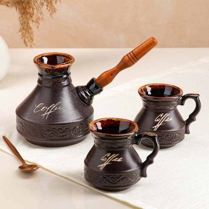 Кофейный набор "Царский", керамика, 0.5/0.1 л
Кофейный набор "Царский", керамика, 0.5/0.1 л