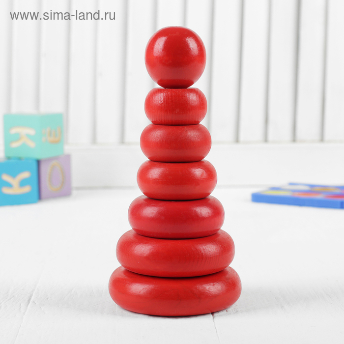 Пирамидка «Одноцветная» МИКС
Пирамидка «Одноцветная» МИКС