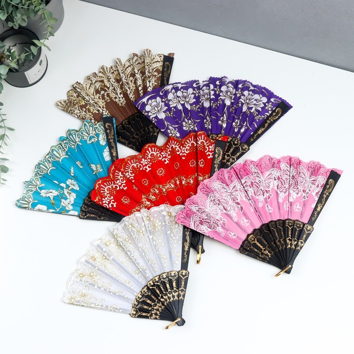 Веер h= 23 см "Цветочный медальон" МИКС
Веер h= 23 см "Цветочный медальон" МИКС