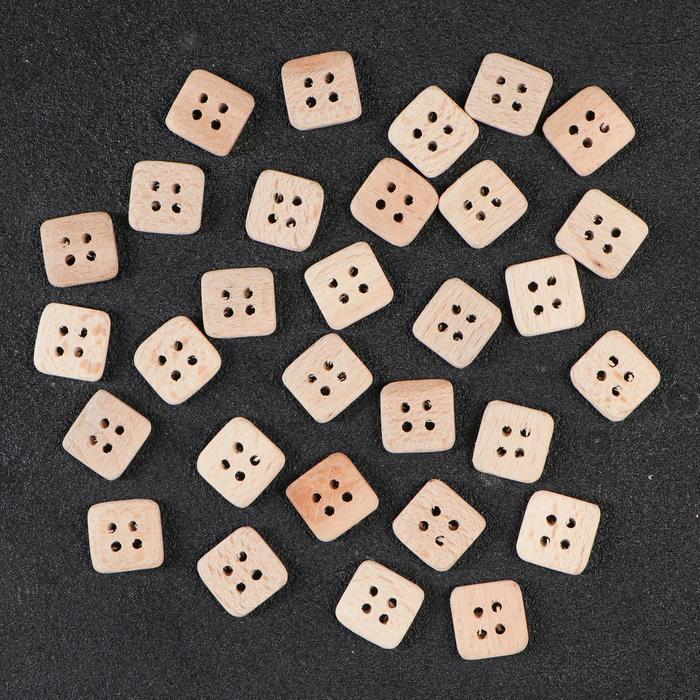 Пуговица с четырьмя отверстиями, квадратная, 20 мм
Пуговица с четырьмя отверстиями, квадратная, 20 мм