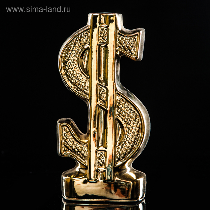 Копилка "Доллар", булат, золотистый цвет, 24 см
Копилка "Доллар", булат, золотистый цвет, 24 см