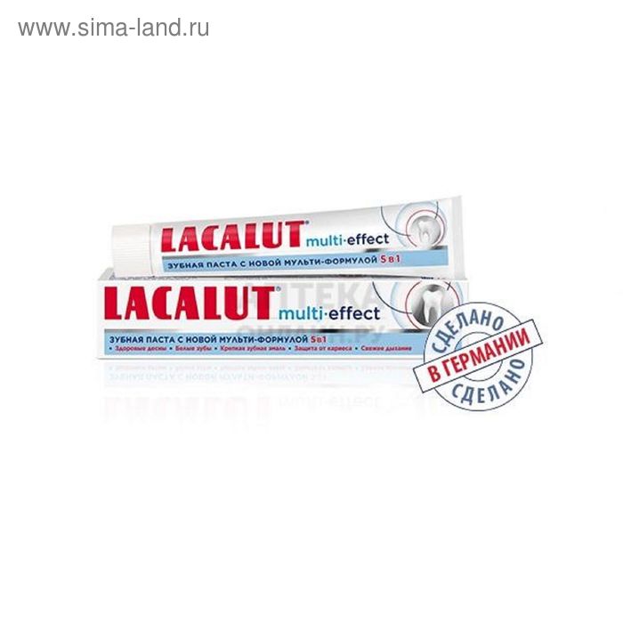Зубная паста Lacalut Multi-Effect, 75 мл
Зубная паста Lacalut Multi-Effect, 75 мл