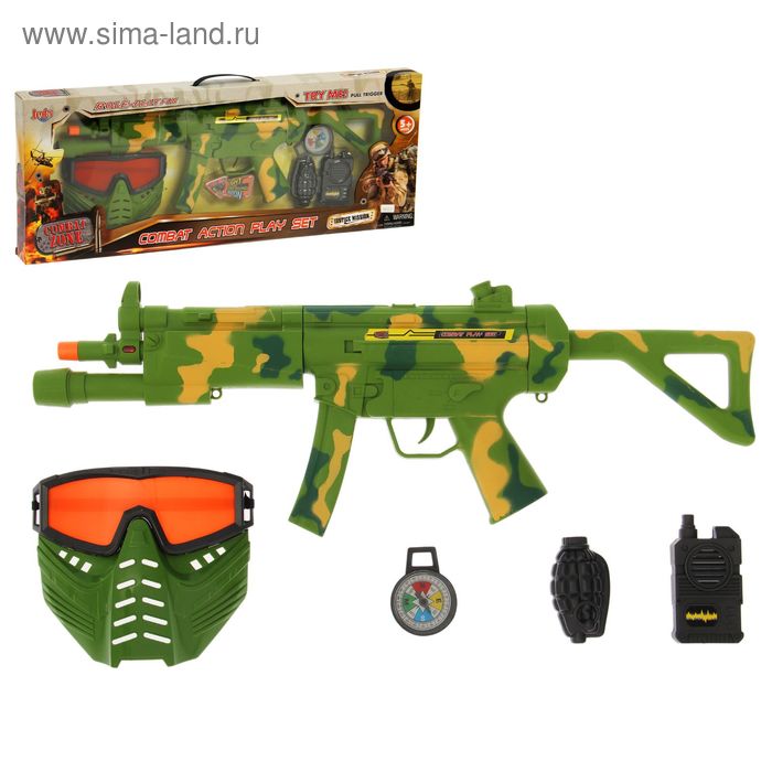 Набор военного «Защитник», 5 предметов, световые и звуковые эффекты
Набор военного «Защитник», 5 предметов, световые и звуковые эффекты