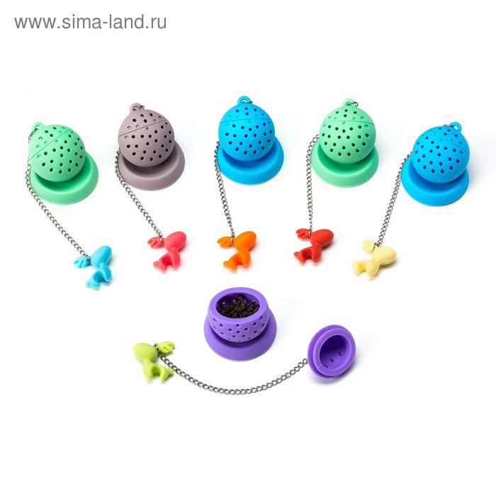 Ситечко для чая с подставкой Apollo Bambi, цвет МИКС
Ситечко для чая с подставкой Apollo Bambi, цвет МИКС