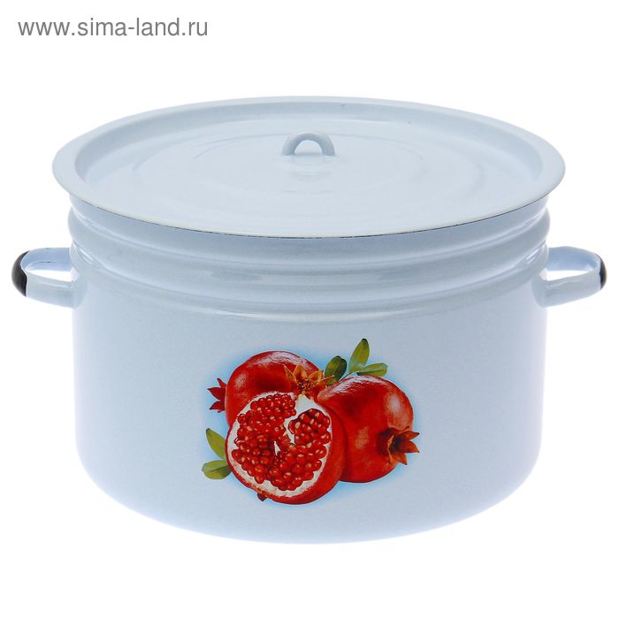 Бак эмалированный «Гранат», 24 л, цвет серо-голубой
Бак эмалированный «Гранат», 24 л, цвет серо-голубой