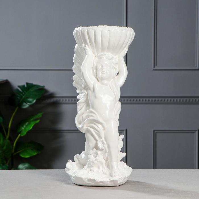 Статуэтка "Ангел с горшком" белая, 51 см
Статуэтка "Ангел с горшком" белая, 51 см