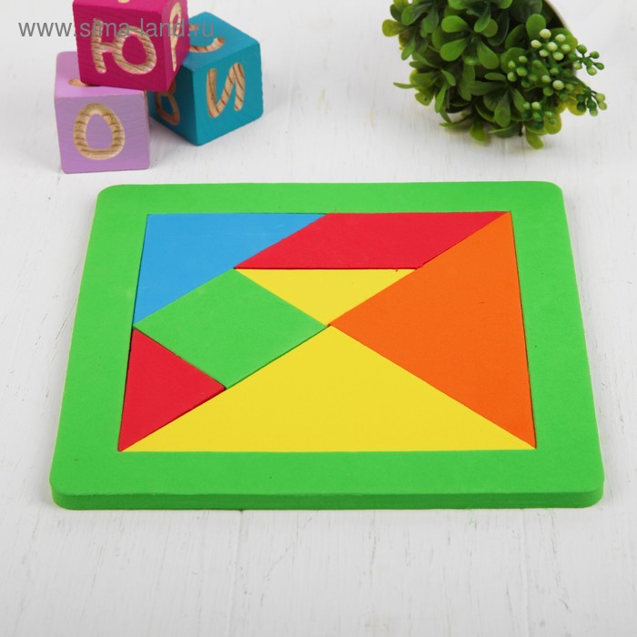 Головоломка «Танграм» 20 × 20 см, МИКС
Головоломка «Танграм» 20 × 20 см, МИКС