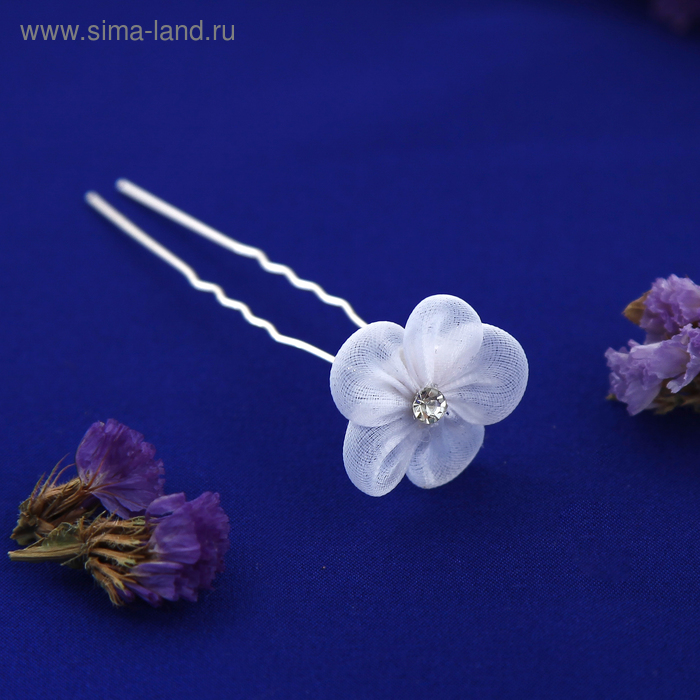 Шпилька для волос "Белый цветок"
Шпилька для волос "Белый цветок"