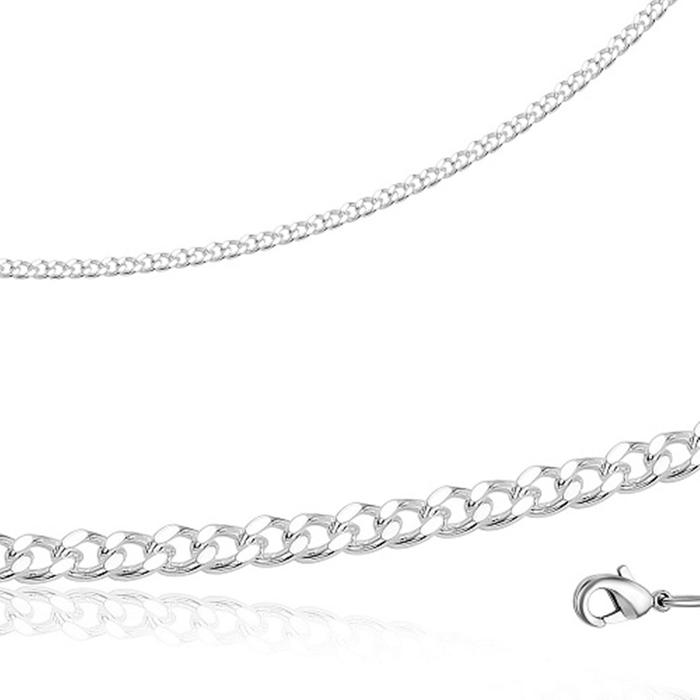 Цепь посеребрение "Панцирное плетение" ривьера, 45 см
Цепь посеребрение "Панцирное плетение" ривьера, 45 см
