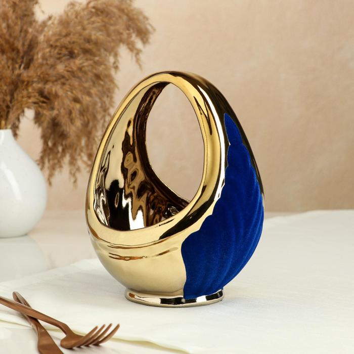 Конфетница "Лукошко", булат, флок, керамика, 20 см, микс
Конфетница "Лукошко", булат, флок, керамика, 20 см, микс