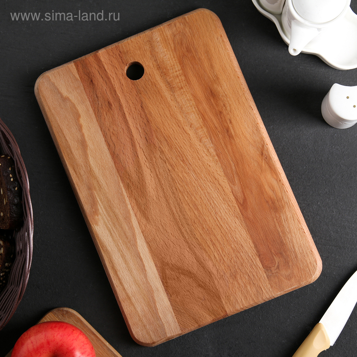 Доска разделочная «Прямоугольная», 30×21×1,8 см, бук
Доска разделочная «Прямоугольная», 30×21×1,8 см, бук