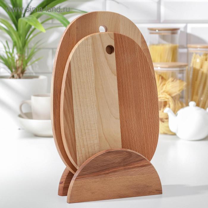 Нaбор досок разделочных нa подстaвке Премиум «Овaл», 2 шт: 35×23 см, 30×22 см, бук
Нaбор досок разделочных нa подстaвке Премиум «Овaл», 2 шт: 35×23 см, 30×22 см, бук