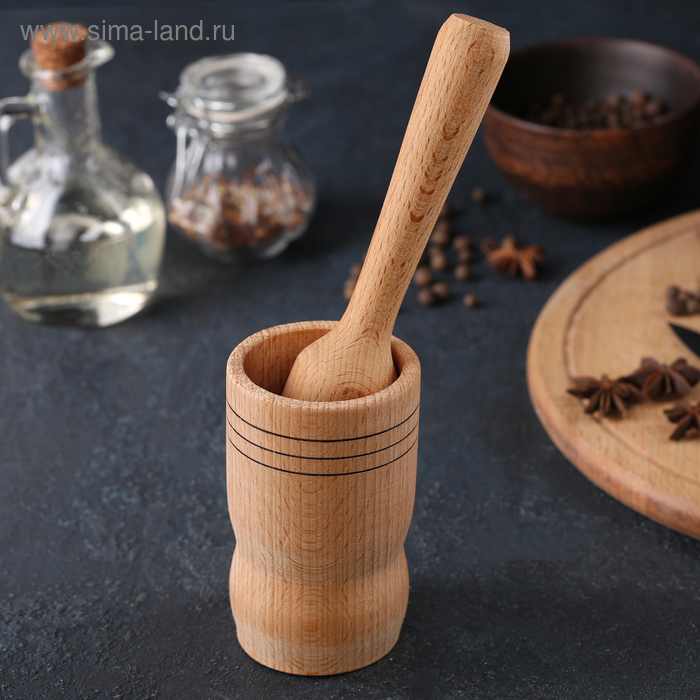 Ступкa с пестиком Премиум, бук, 23×10×10 см, бук
Ступкa с пестиком Премиум, бук, 23×10×10 см, бук