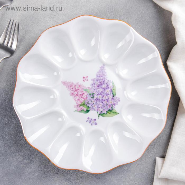 Блюдо для фаршированных яиц «Сирень», d=22 см
Блюдо для фаршированных яиц «Сирень», d=22 см