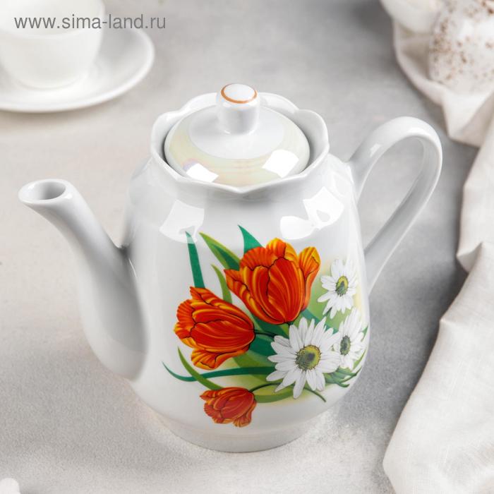 Чайник «Ромашка с тюльпаном», 1,75 л