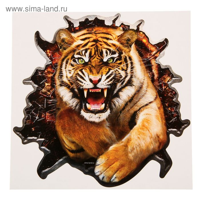 Наклейка на авто "Тигр"
Наклейка на авто "Тигр"