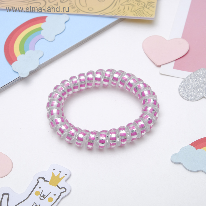 Резинка для волос "Пружинка" полосочки, 5 см, микс
Резинка для волос "Пружинка" полосочки, 5 см, микс