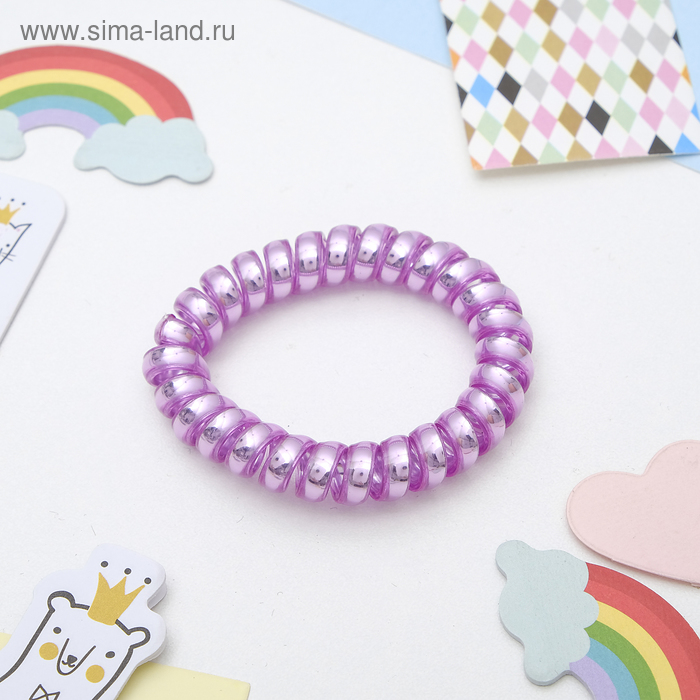 Резинка для волос "Пружинка" металлик, крупная, 5 см, микс
Резинка для волос "Пружинка" металлик, крупная, 5 см, микс