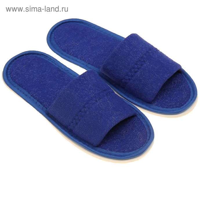 Тапочки женские, цвет васильковый, размер 36-38 
Тапочки женские, цвет васильковый, размер 36-38
