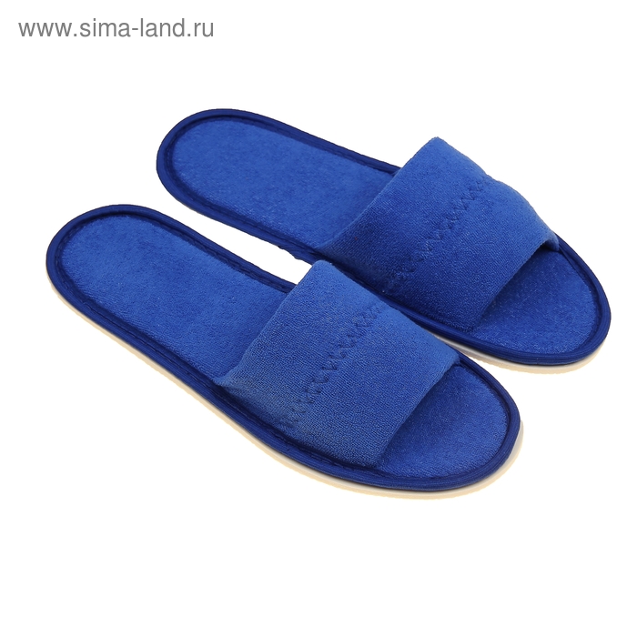 Тапочки мужские, цвет васильковый, размер 42-45
Тапочки мужские, цвет васильковый, размер 42-45