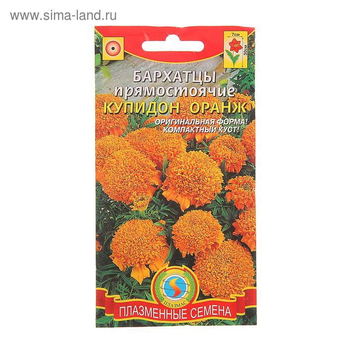 Семена цветов Бархатцы "Купидон Оранж", прямостоячие, О, 20 шт
Семена цветов Бархатцы "Купидон Оранж", прямостоячие, О, 20 шт