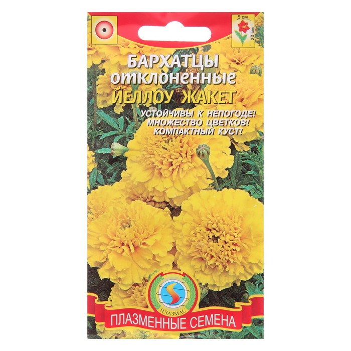 Семена цветов Бархатцы "Йеллоу Жакет" отклоненные, О, 45 шт
Семена цветов Бархатцы "Йеллоу Жакет" отклоненные, О, 45 шт