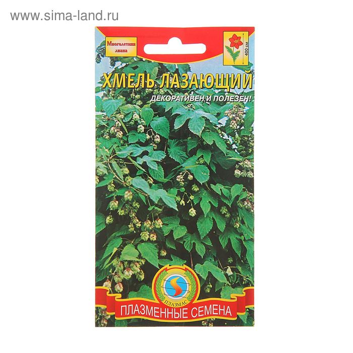 Семена цветов "Плазменные семена" Хмель лазающий, до 4 м. в длину, Мн., 4 шт
Семена цветов "Плазменные семена" Хмель лазающий, до 4 м. в длину, Мн., 4 шт