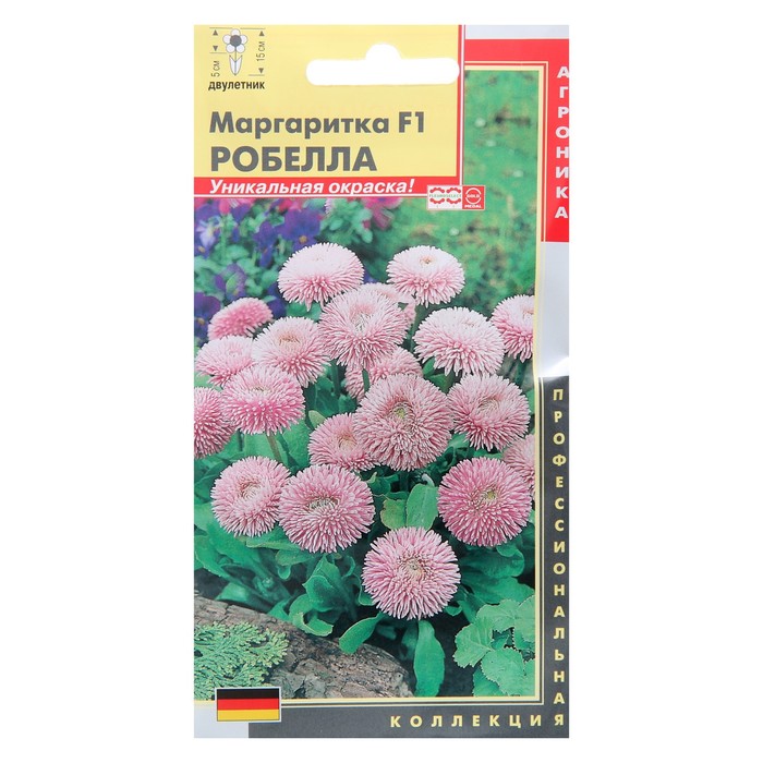 Семена цветов Маргаритка "Робелла", F1, 10 шт.
Семена цветов Маргаритка "Робелла", F1, 10 шт.