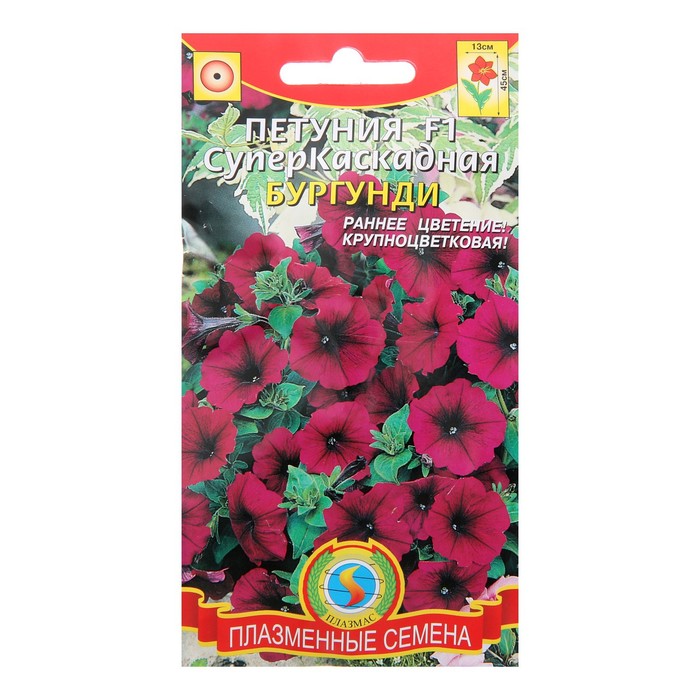 Семена цветов Петуния F1 "Суперкаскадная" Бургунди, О, драже 10 шт.
Семена цветов Петуния F1 "Суперкаскадная" Бургунди, О, драже 10 шт.