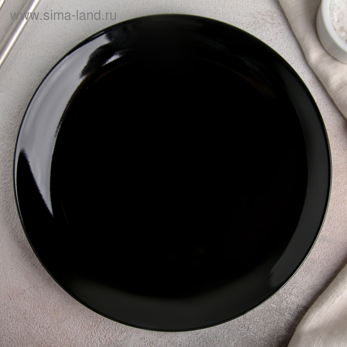 Тарелка «Чёрная», d=21 см 
Тарелка «Чёрная», d=21 см