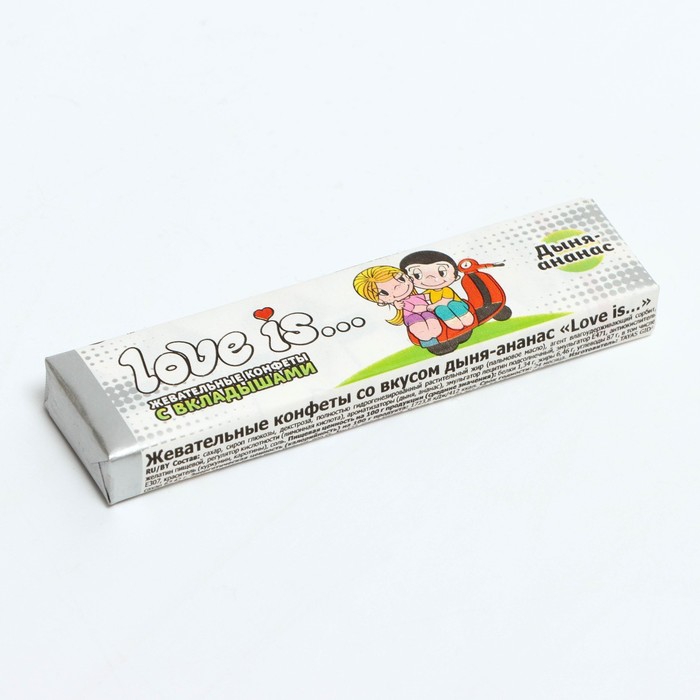 Жевательные конфеты Love is «Дыня-ананас», 25 г
Жевательные конфеты Love is «Дыня-ананас», 25 г