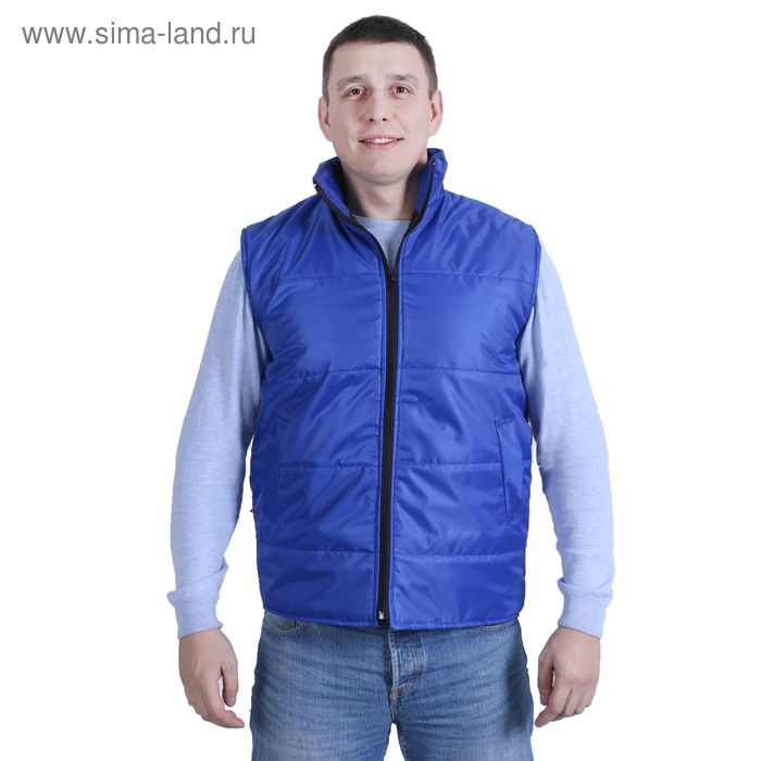 Жилет утеплённый, размер 52-54, цвет васильковый
Жилет утеплённый, размер 52-54, цвет васильковый