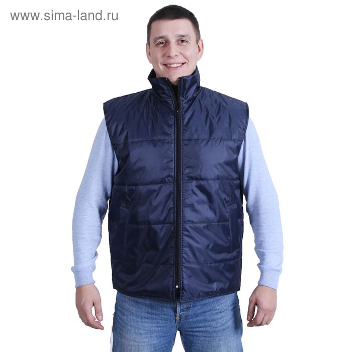 Жилет утеплённый, размер 48-50, цвет тёмно-синий
Жилет утеплённый, размер 48-50, цвет тёмно-синий