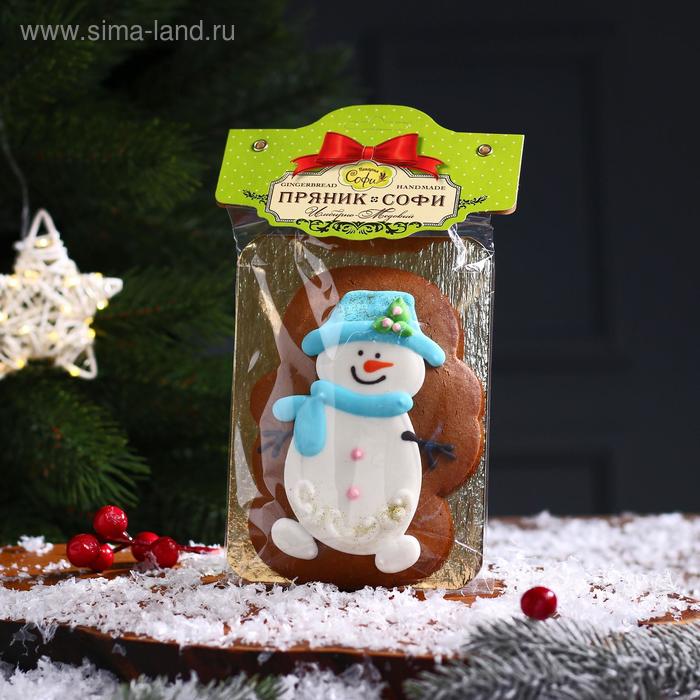 Пряник "Снеговик" имбирно-медовый, 120 г
Пряник "Снеговик" имбирно-медовый, 120 г