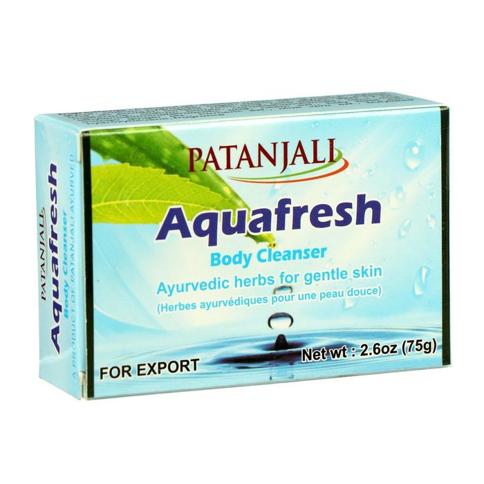 Мыло травяное Patanjali, аква фреш, 75 г
Мыло травяное Patanjali, аква фреш, 75 г