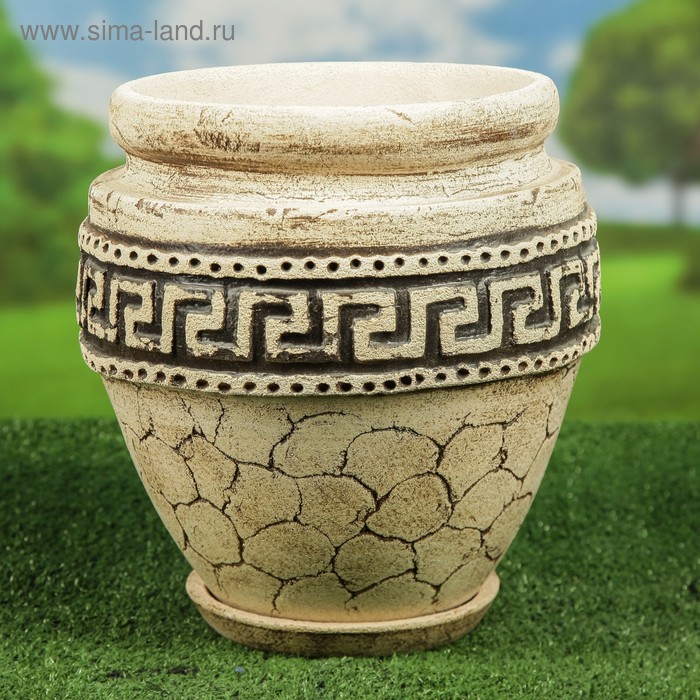 Кашпо садовое "Греческое", шамот, 10 л, узор микс
Кашпо садовое "Греческое", шамот, 10 л, узор микс